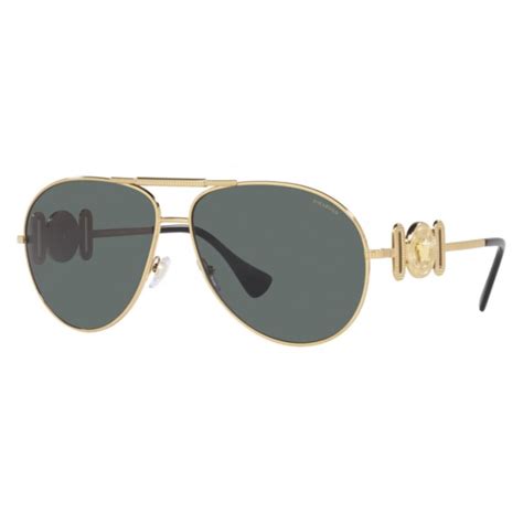 versace 2249 sunglasses|Versace Unisex Ve2249 65mm Aviator Sunglasses .